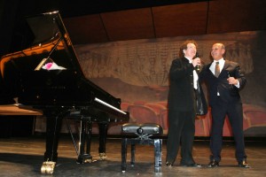 Vladimir Fédorovski and pianist Mikhail Rudy