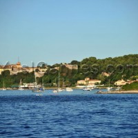 lerins abbey boat fireworks