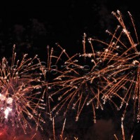 lerins abbey boat fireworks