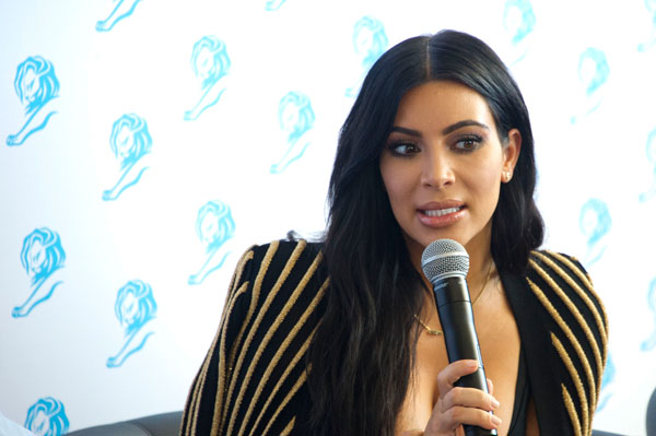 kim kardashian hollywood cannes lions