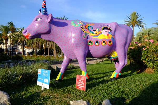 cow parade transhumance cannes