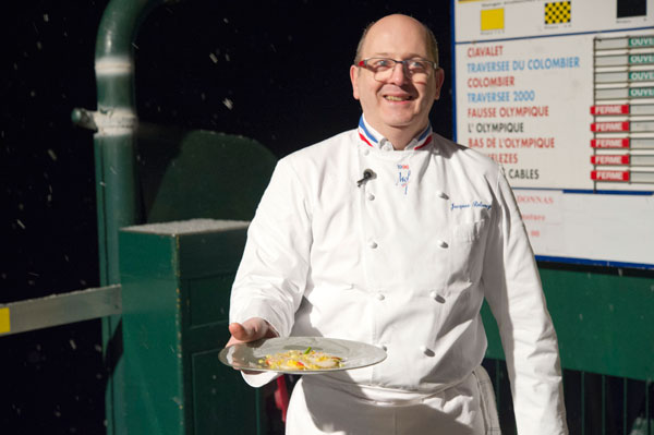 chefs au sommet d auron 2016 diner téléphérique