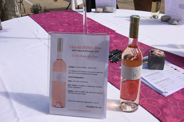 clos des roses millésime 2016