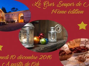 gros souper noel chateau de saint martin 2016