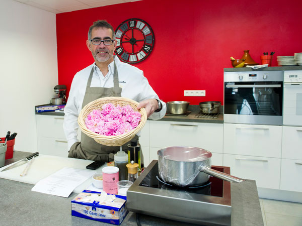 la cuisine des fleurs antibes rose