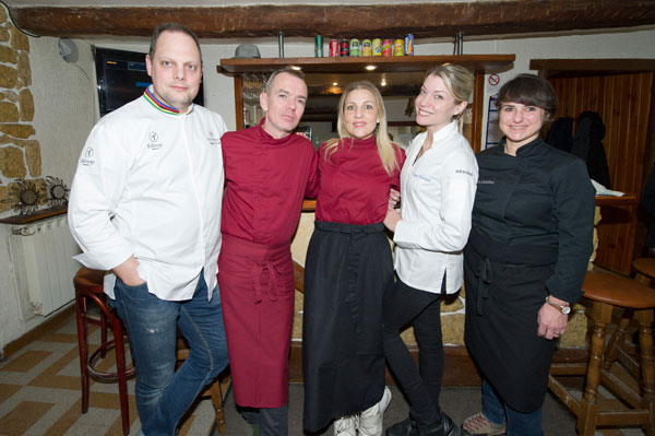 chefs au sommet auron diner huit mains