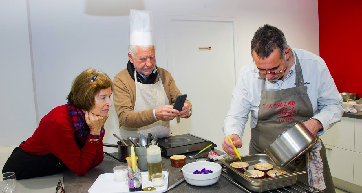 yves terrillon la cuisine des fleurs violette