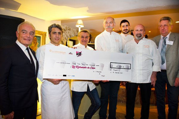 restos du coeur diner de chefs 2018