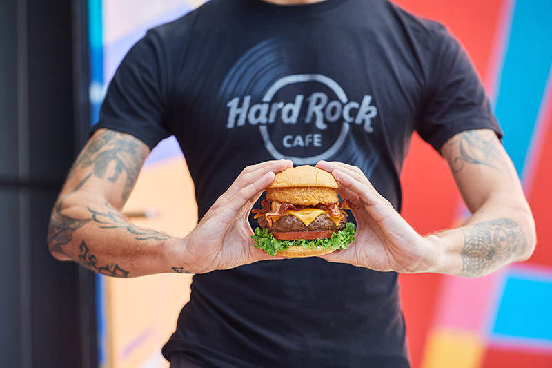 hard rock cafe burger nice