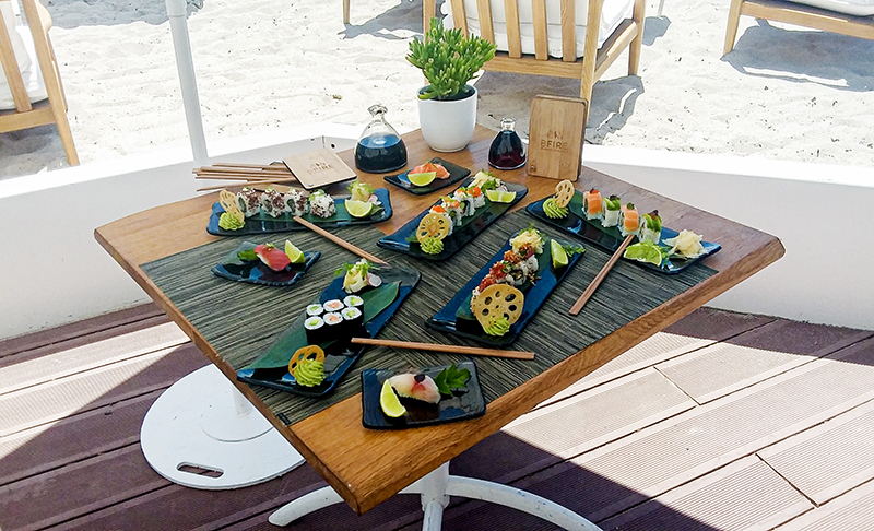 sushis plage majestic barriere