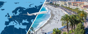 decollage aeroport nice cote azur