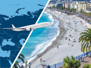 decollage aeroport nice cote azur