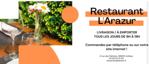 l'arazur cuisine plaisir emporter