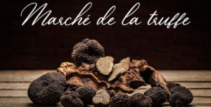 château sainte roseline, marché gourmand truffé