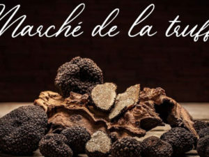 château sainte roseline, marché gourmand truffé