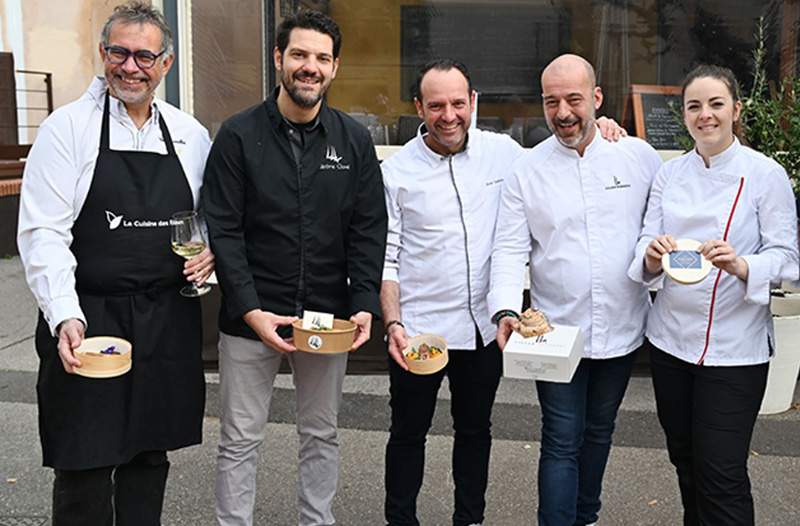 chefs antibois mettent printemps assiette