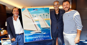 régates royales affiche signée eric garence