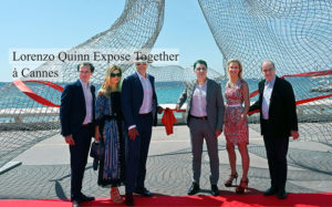 Lorenzo Quinn Expose Together à Cannes