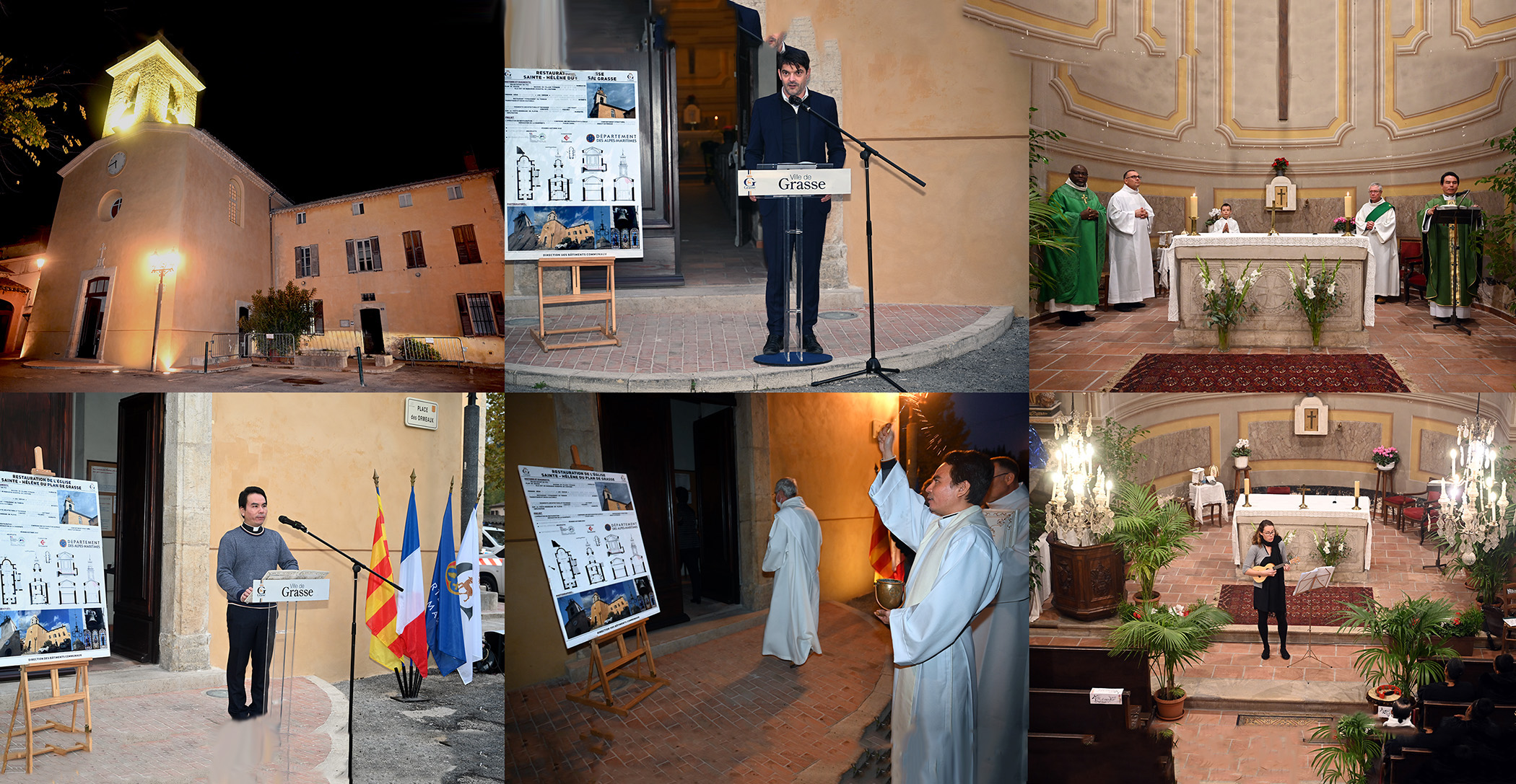 eglise sainte hélène plan grasse rénovée