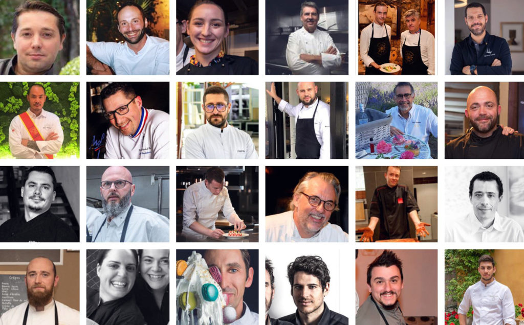 chefs sommet d'auron gastronomie terroir enneigée