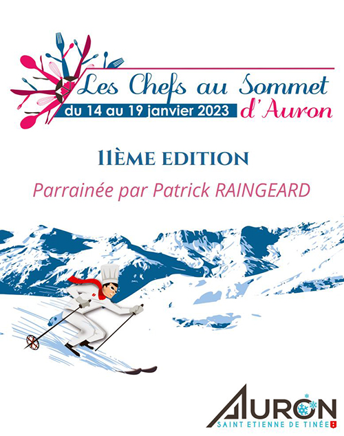 chefs sommet d'auron gastronomie terroir enneigée