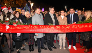 grasse marché noël ministre aurore bergé