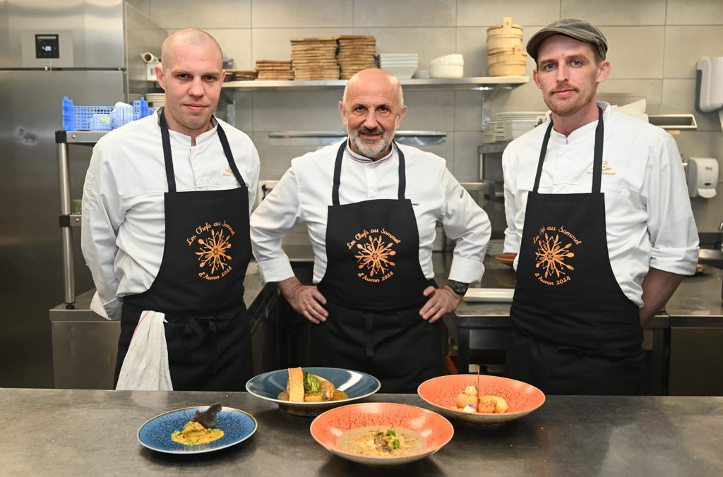 chefs sommet auron duo parrains artistes saveurs