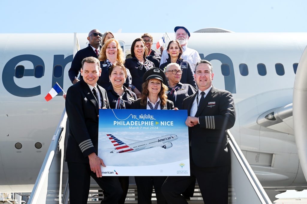 american airlines philadelphie nice