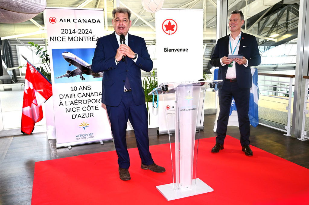 air canada nice montréal fête dix ans