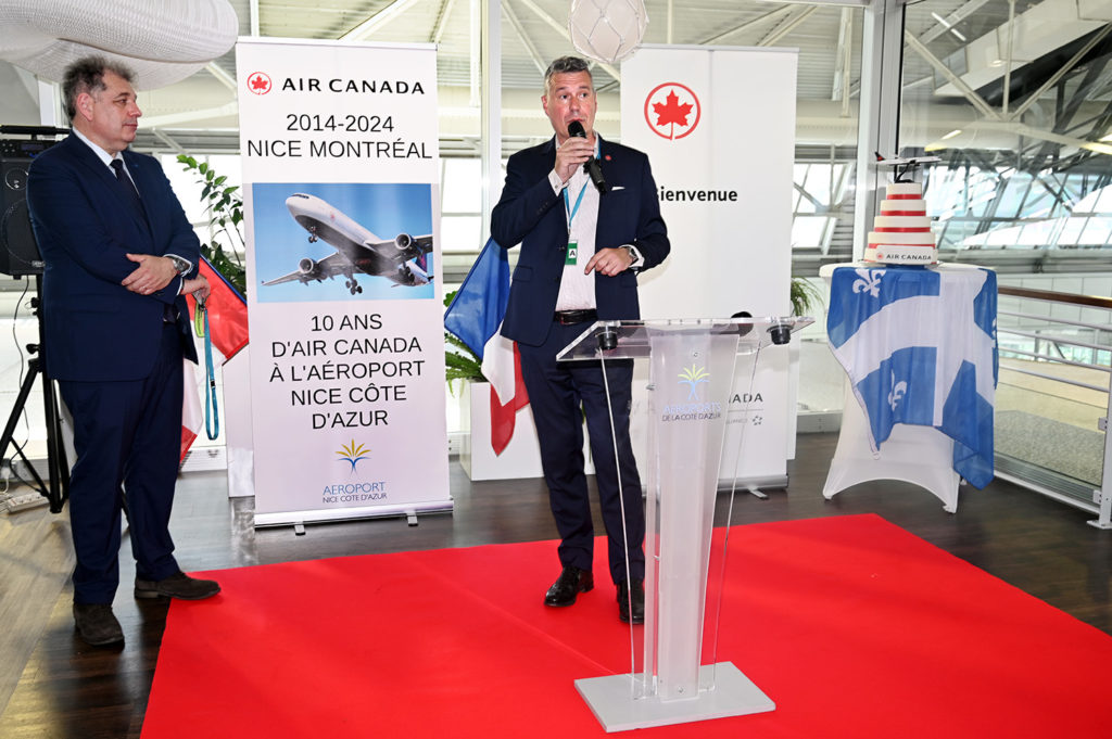 air canada nice montréal fête dix ans