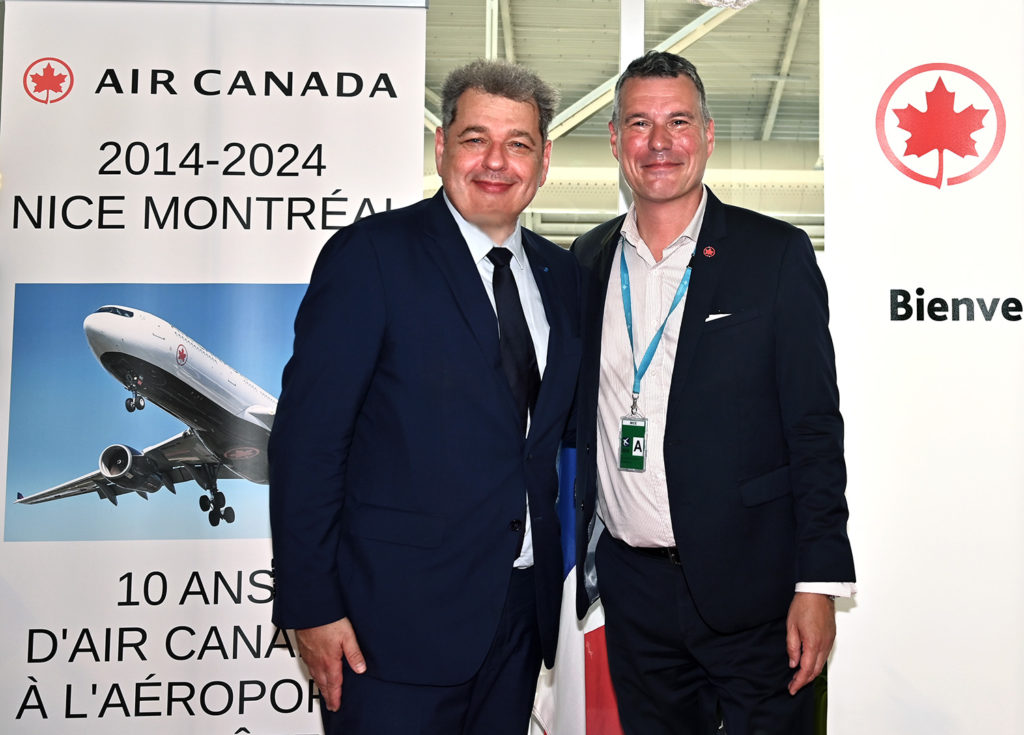 air canada nice montréal fête dix ans