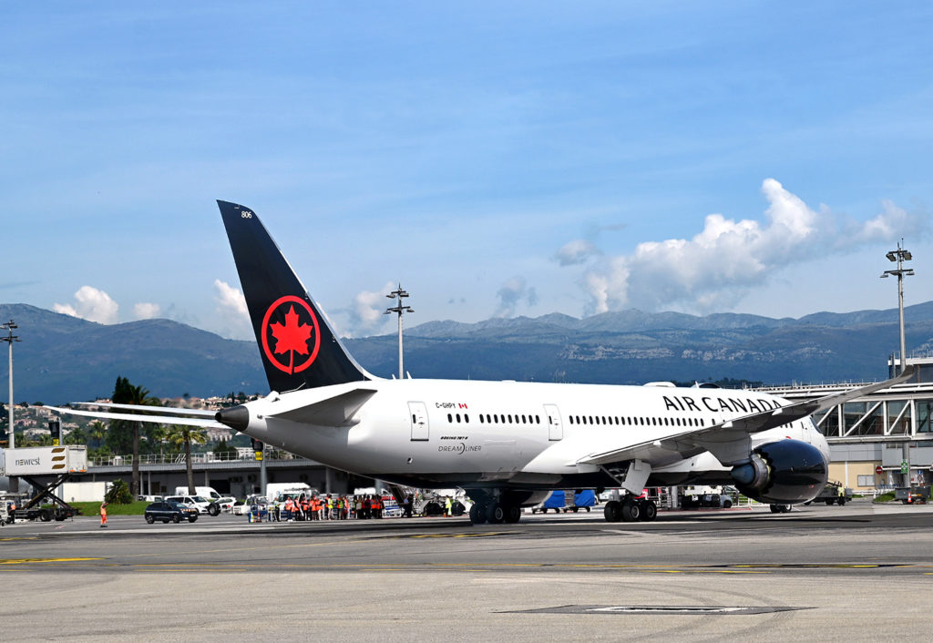 air canada nice montréal fête dix Ans