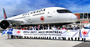 air canada nice montréal fête dix ans