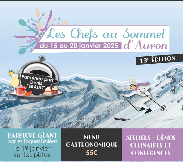 chefs au sommet d'auron 2025