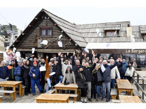 chefs sommet auron toques brûlées enflamment pistes