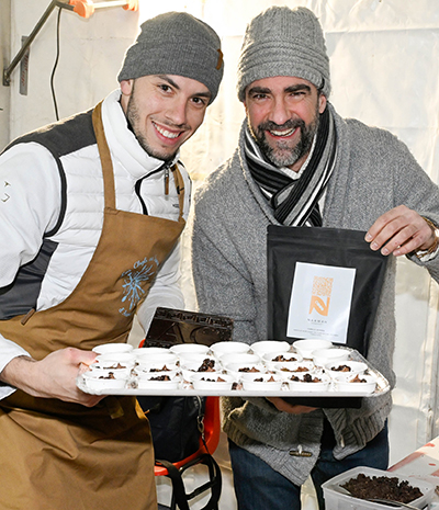 chefs sommet auron toques brûlées enflamment pistes