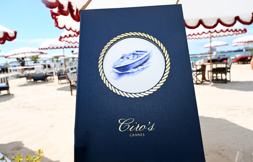 ciros plage majestic barrière cannes