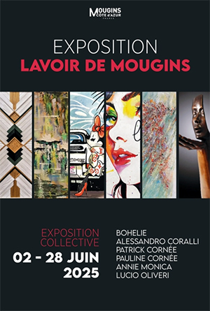 lavoir mougins expose artistes locaux