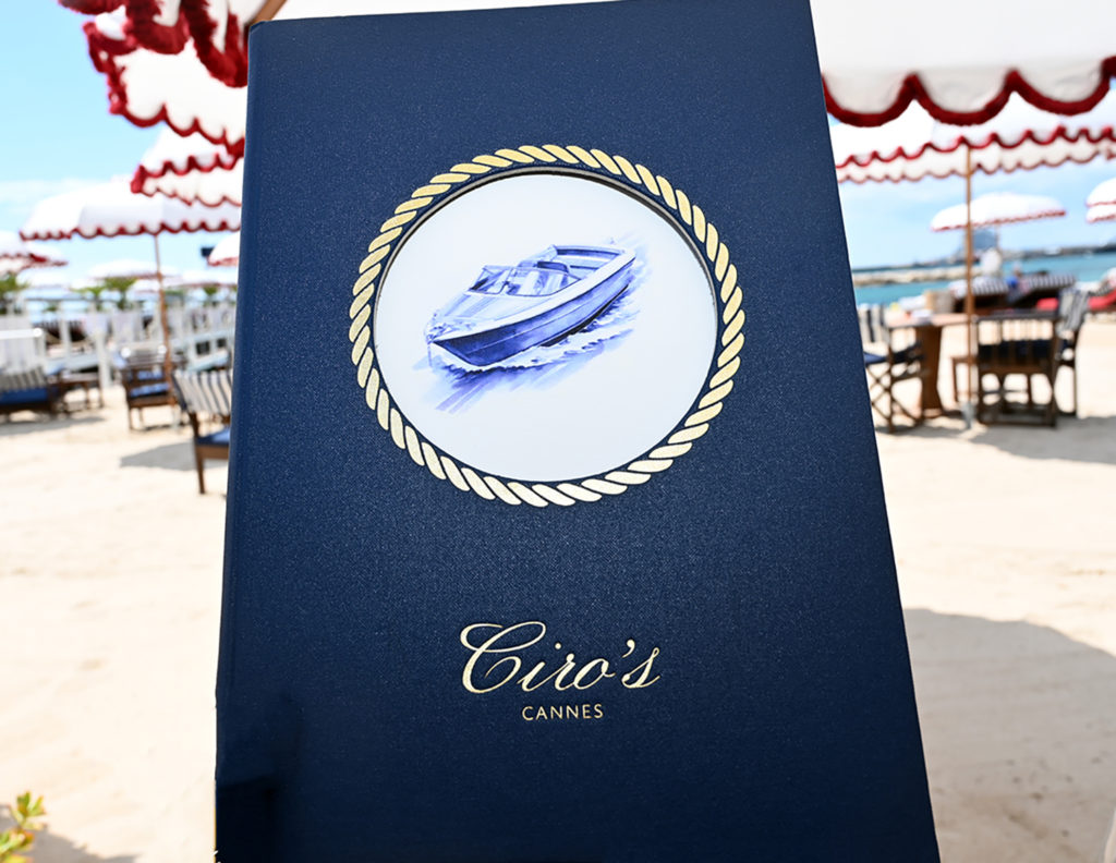 ciros cannes galette inspirée mer