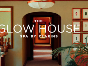 the glow house spa by clarins