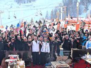 toques brûlées barbecue géant