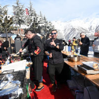 toques brûlées barbecue géant