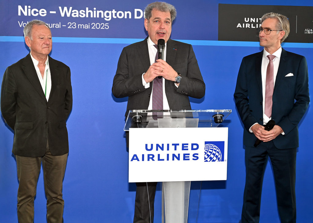 united airlines relance rêve américain nice