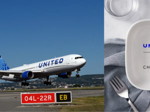 united airlines expérience culinaire