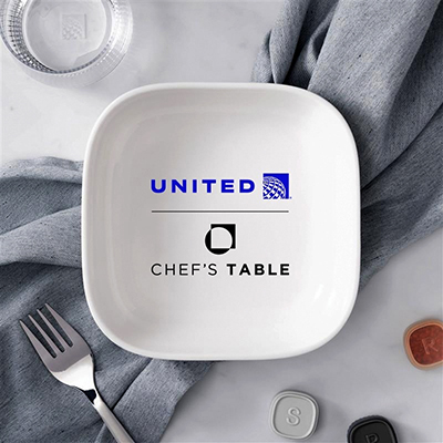 united airlines expérience culinaire 