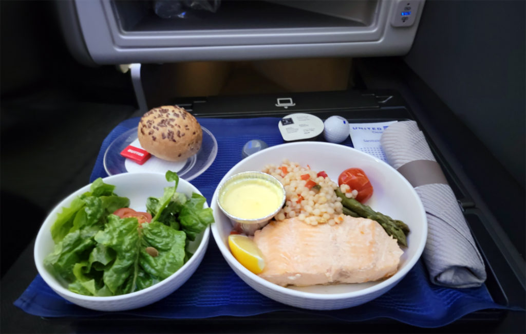 united airlines expérience culinaire 