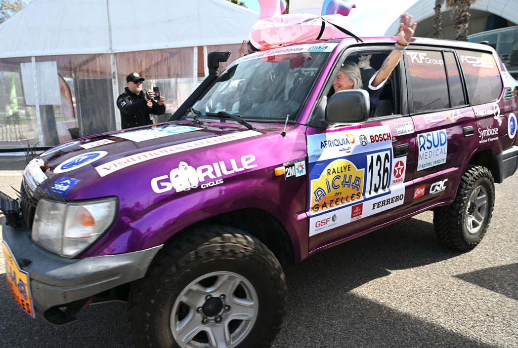 départ nice rallye gazelles