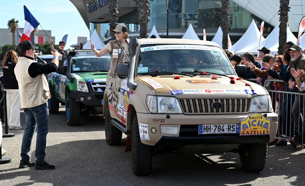 départ nice rallye gazelles