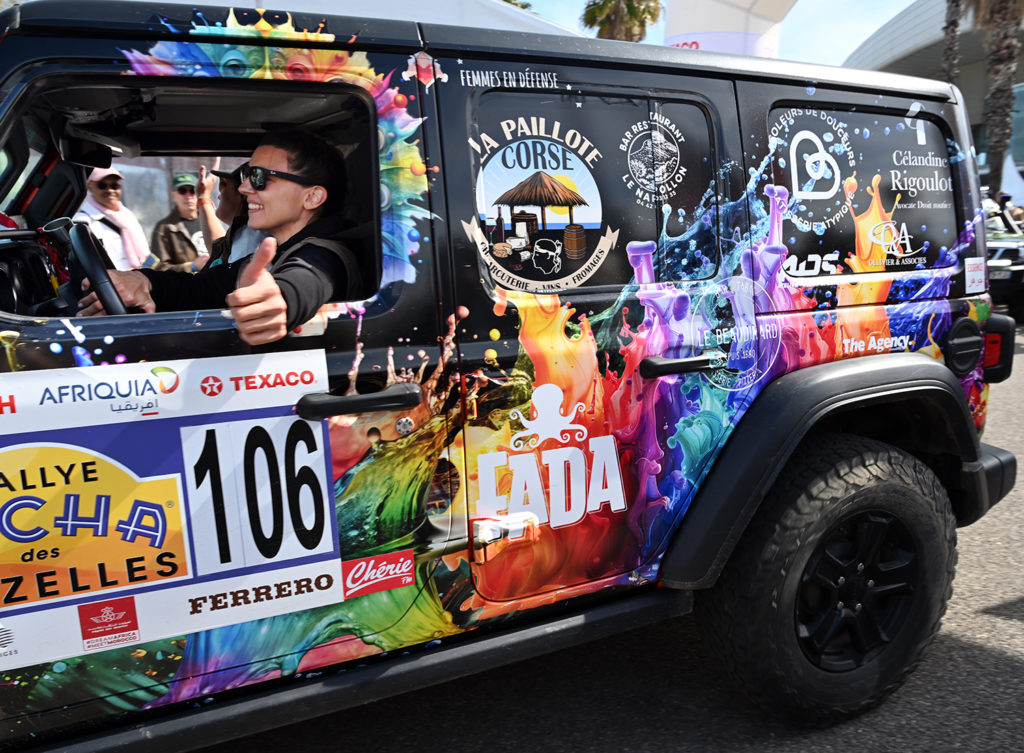 départ nice rallye gazelles