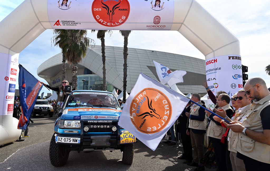 départ nice rallye gazelles